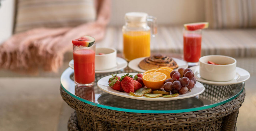 Aurelia - Villa C - Healthy snacks served at the villa